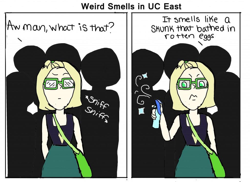 Gross smell