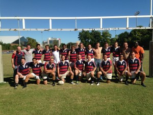 The team poses for a picture after placing second in the Oak Leaf Tournament. 